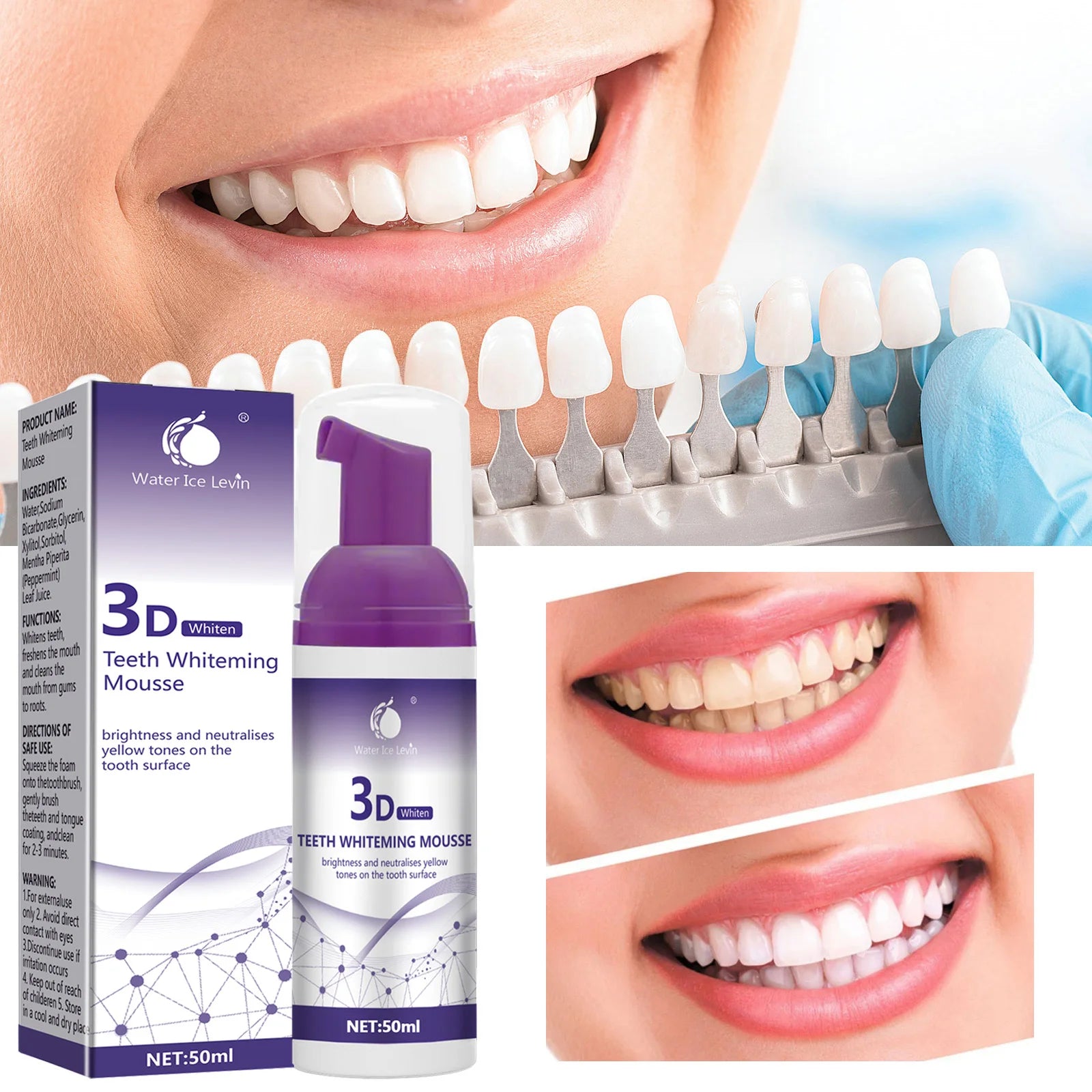 Dentifrice en Mousse 3D